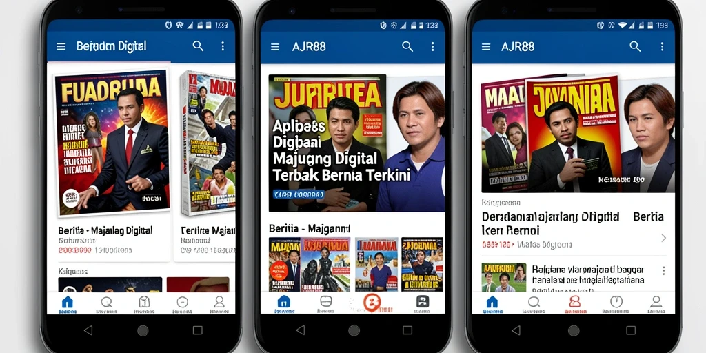 Tampilan antarmuka AJR88 yang menarik dan modern.