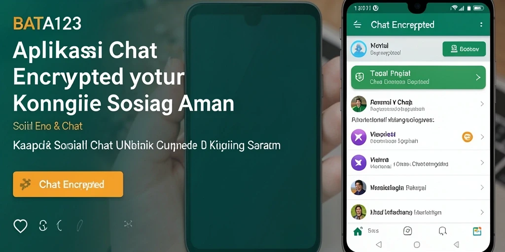 Antarmuka pengguna BATA123 yang mudah dan aman untuk komunikasi.