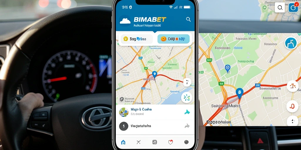 Antarmuka aplikasi BIMABET menampilkan navigasi yang jelas dan informatif.