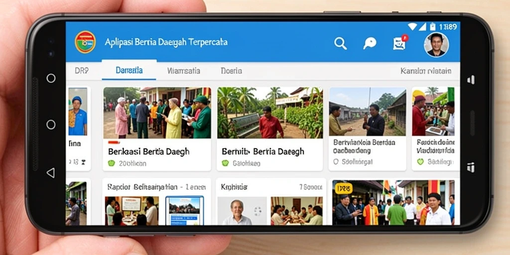 Tampilan antarmuka aplikasi IDR89 yang informatif dan mudah digunakan.