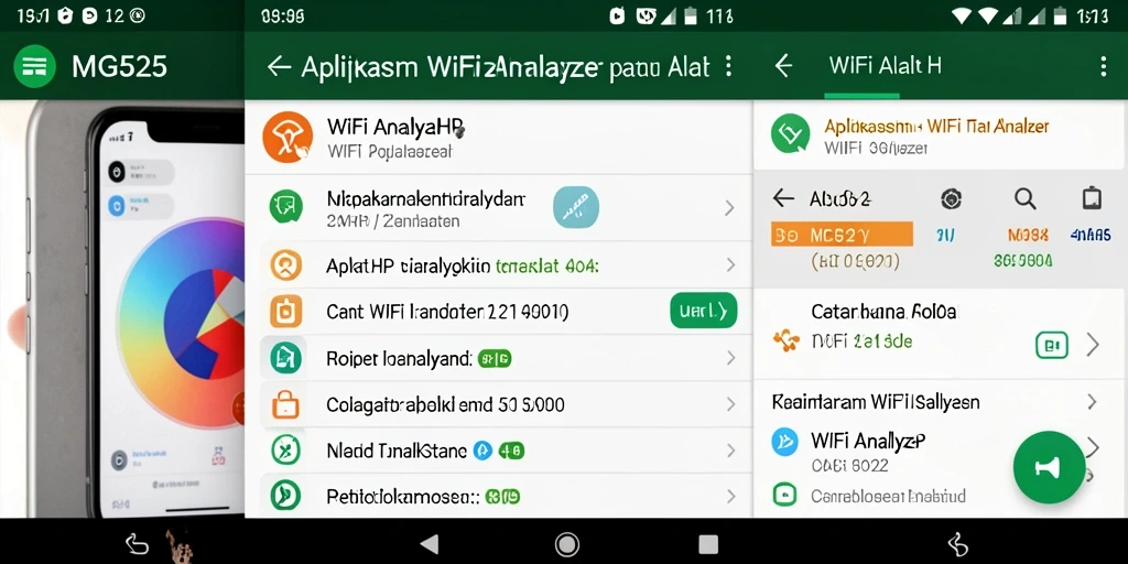 Antarmuka MG525 menampilkan informasi jaringan WiFi secara jelas.