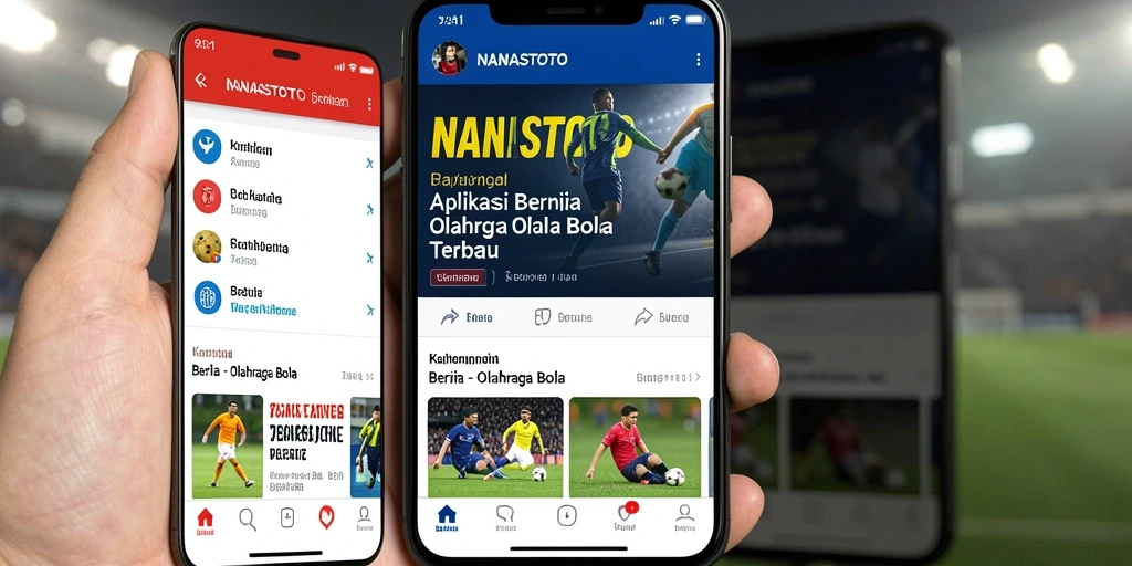 Tampilan antarmuka aplikasi NANASTOTO yang modern dan informatif.