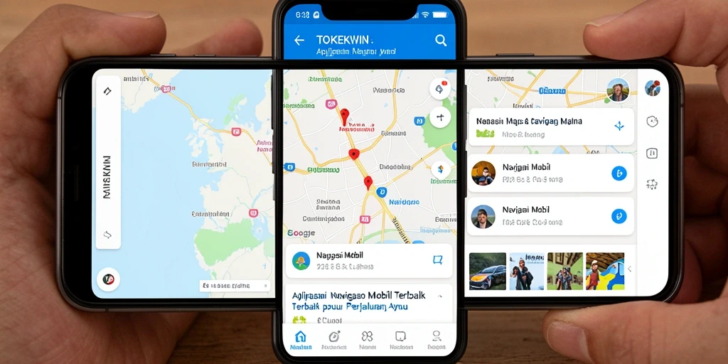 Tampilan antarmuka pengguna TOKEKWIN yang intuitif dan informatif.