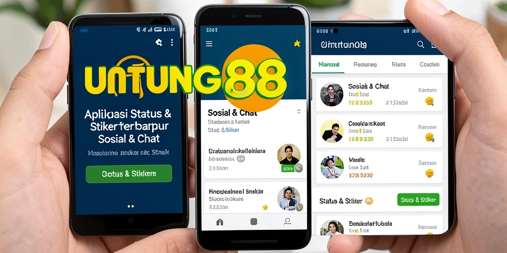 Tampilan antarmuka UNTUNG88 menunjukkan beragam stiker yang menarik.